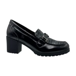 Zapato mocasín con tacón para mujer de Treintas